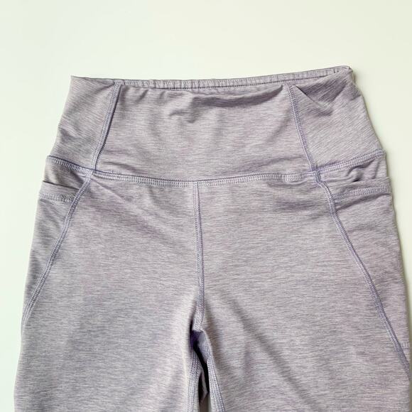 X by Gottex Purple High Rise Side Pockets Athletic Biker Shorts Women's XS - Picture 5 of 9